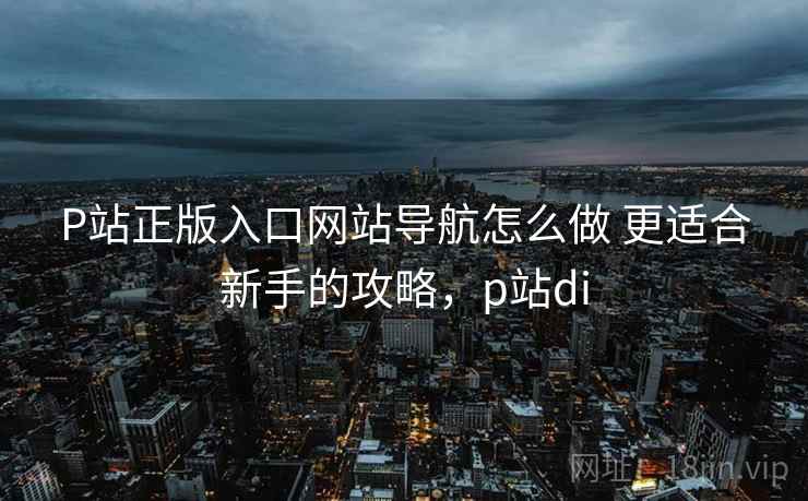 P站正版入口网站导航怎么做 更适合新手的攻略，p站di