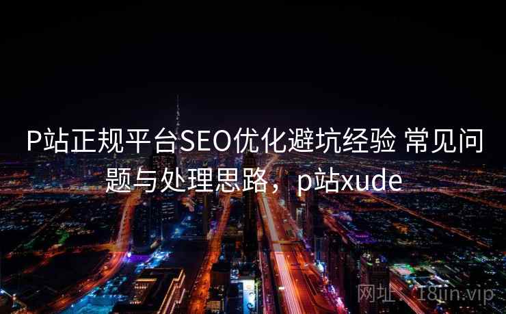 P站正规平台SEO优化避坑经验 常见问题与处理思路，p站xude