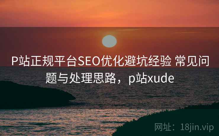 P站正规平台SEO优化避坑经验 常见问题与处理思路,p站xude P站正规平台SEO优化避坑经验 常见问题与处理思路,p站xude