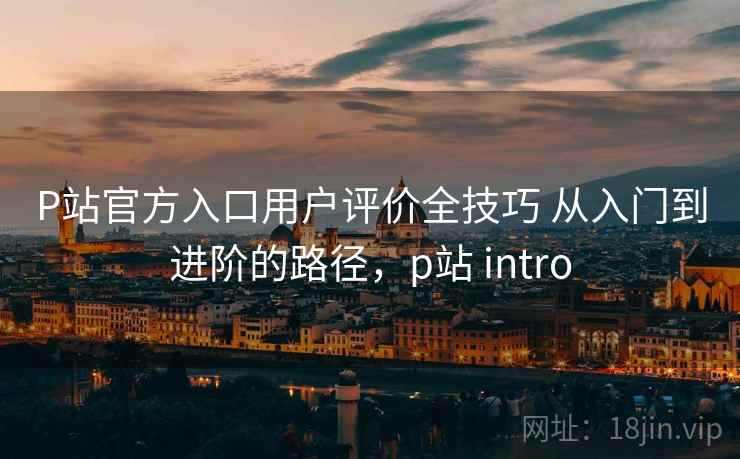 P站官方入口用户评价全技巧 从入门到进阶的路径，p站 intro