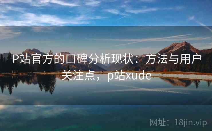 P站官方的口碑分析现状:方法与用户关注点,p站xude P站官方的口碑分析现状:方法与用户关注点,p站xude